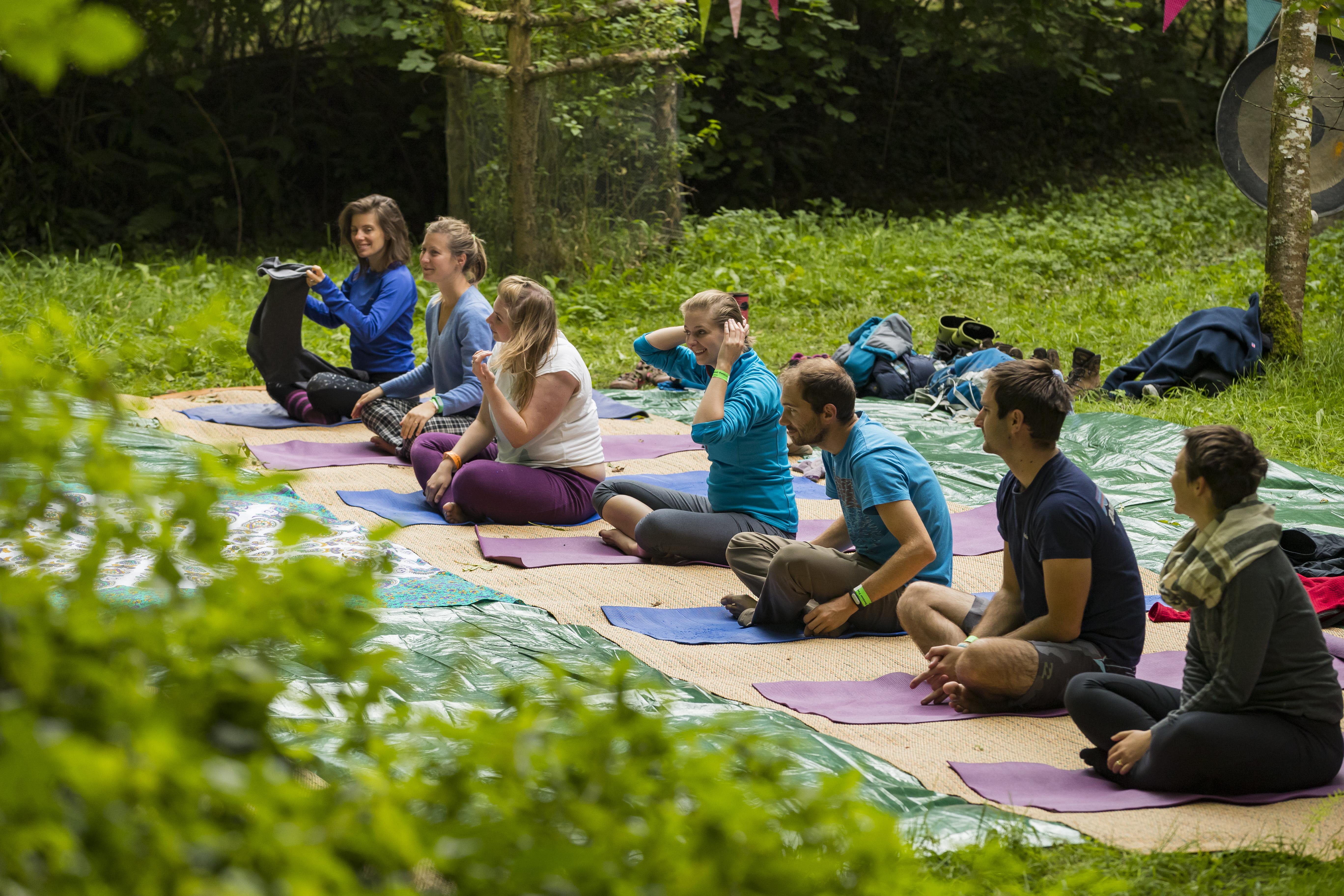 Yoga on the lawn will be held within the Church Garden of Avebury Manor