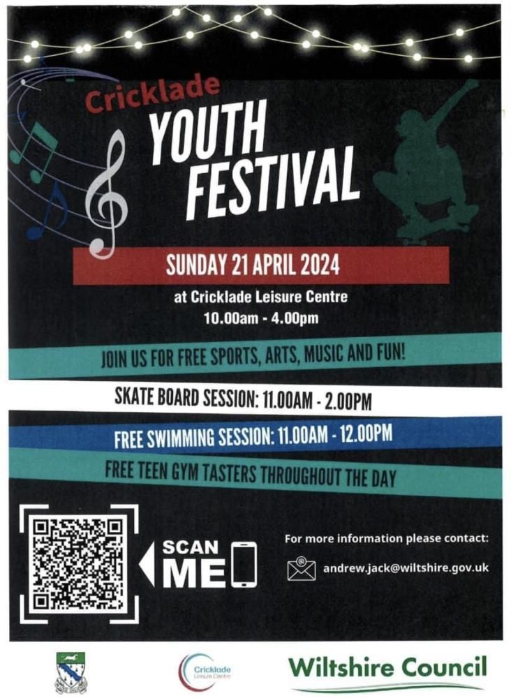 Cricklade Youth Festival this Sunday