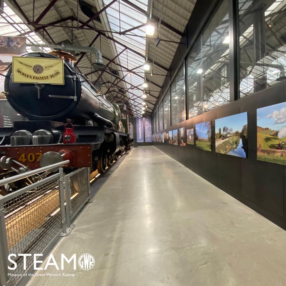 The exhibition space at Steam