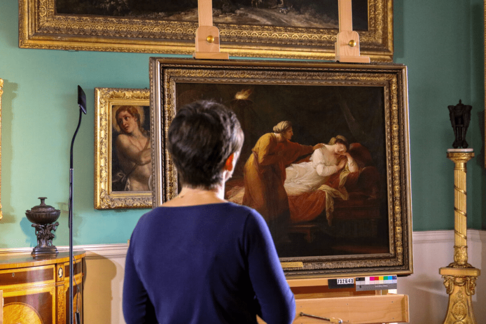 A race against time brings Penelope and Euriclea by Angelica Kauffman back to Stourhead after 140 years