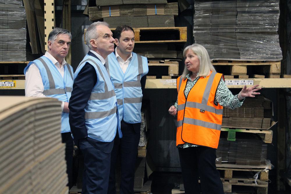 Bank of England deputy chief visits Cricklade packaging plant