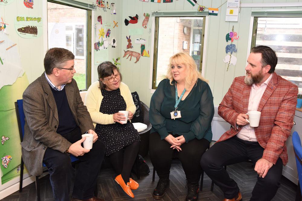 Swindon Mp Visits Supported Housing Project