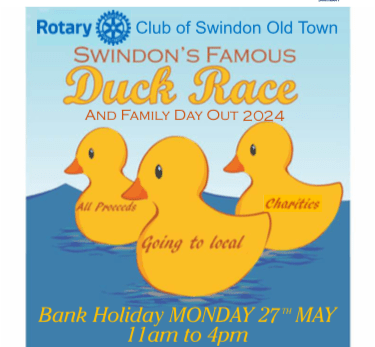 Swindon’s Famous Duck Race returns next month