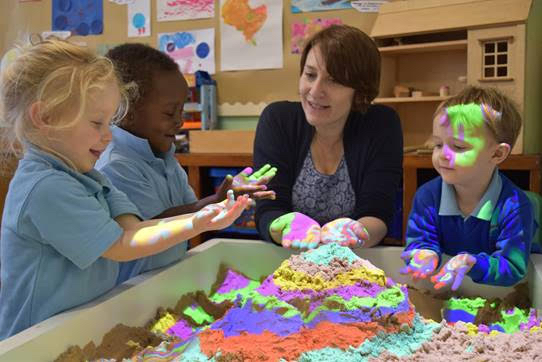 Local nursery celebrates milestone anniversary as second school in Britain to receive iSandBox