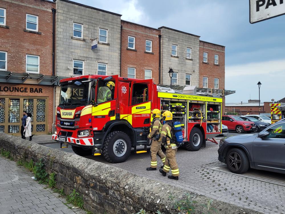 Firefighters tackle blaze at Old Town gym and night club