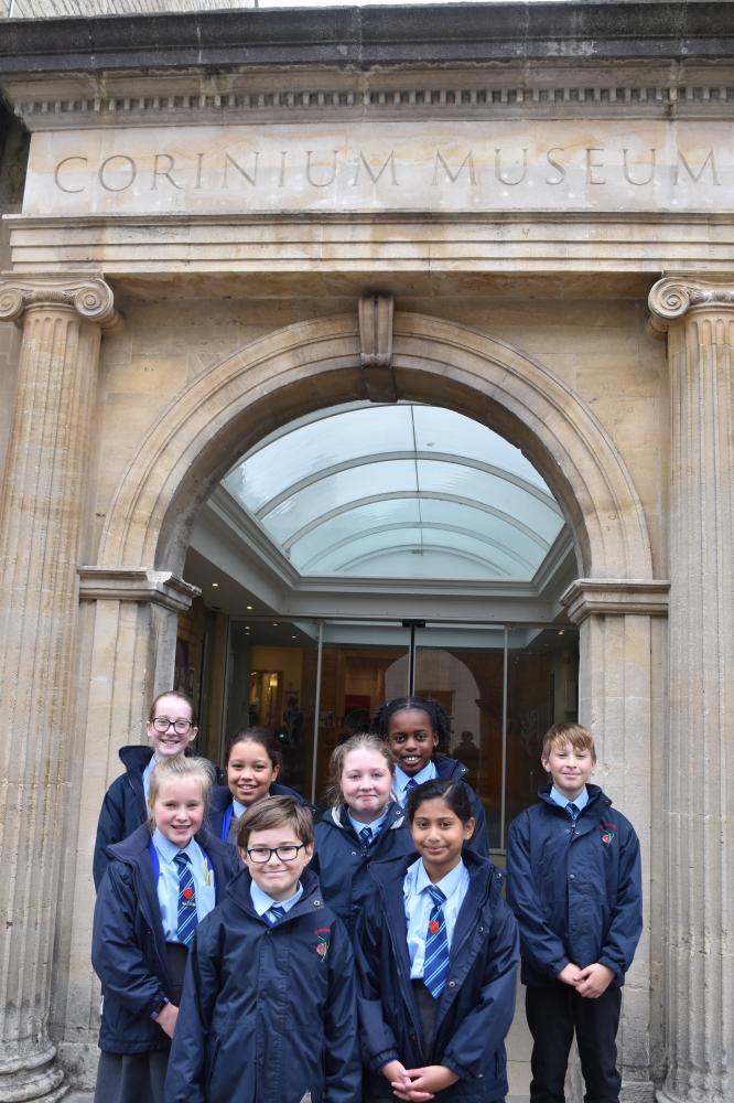 Meadowpark pupils unearth history with trip to the Corinium Museum