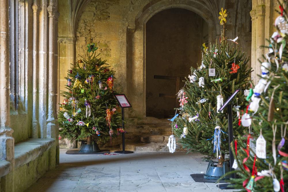 A Christmas of light and colour at Lacock Abbey 