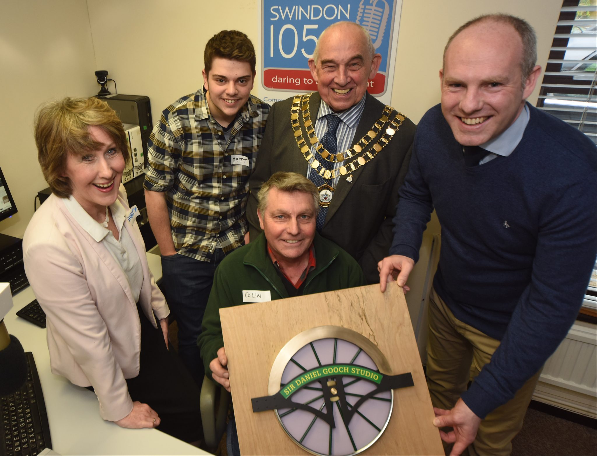Community Radio service Swindon 105.5 celebrates nine years on air with launch of new studio