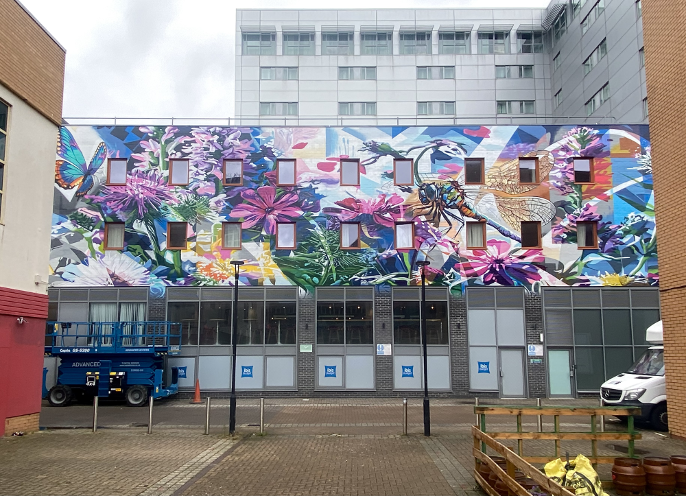‘British Wildlife Corridor’ mural by Ed Poster