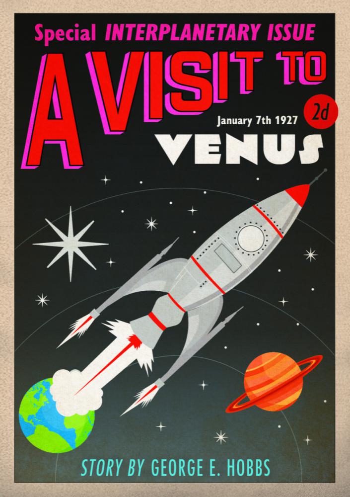 A visit to Venus originally appeared as a serial in the 1920s