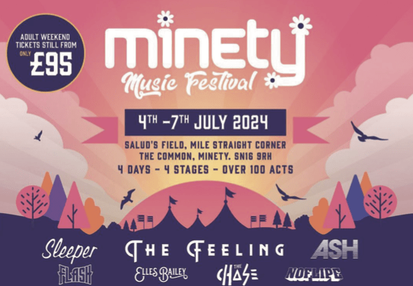 Still time to get tickets for Minety Festival