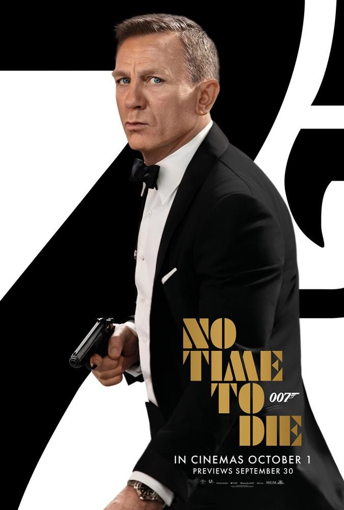 New James Bond feature, 'No Time to Die' will be shown at The Parade Cinema from 30 September