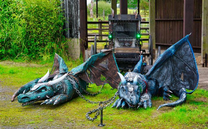 Podpadstudios baby dragons. Photo by David Chalk