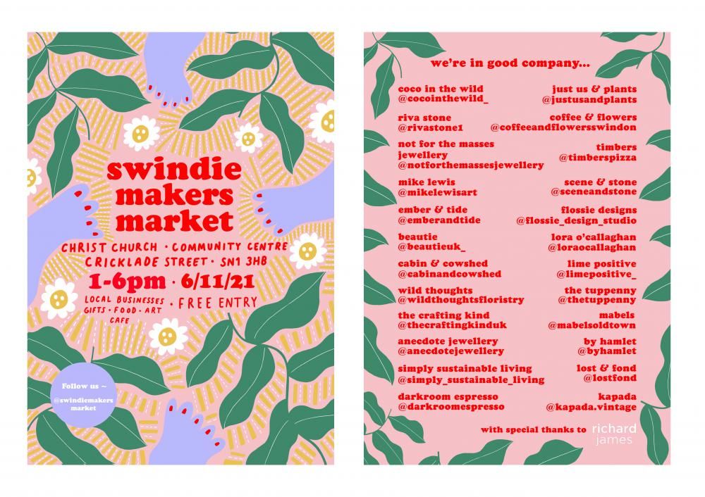 Swindie Makers Market to be held at community hall