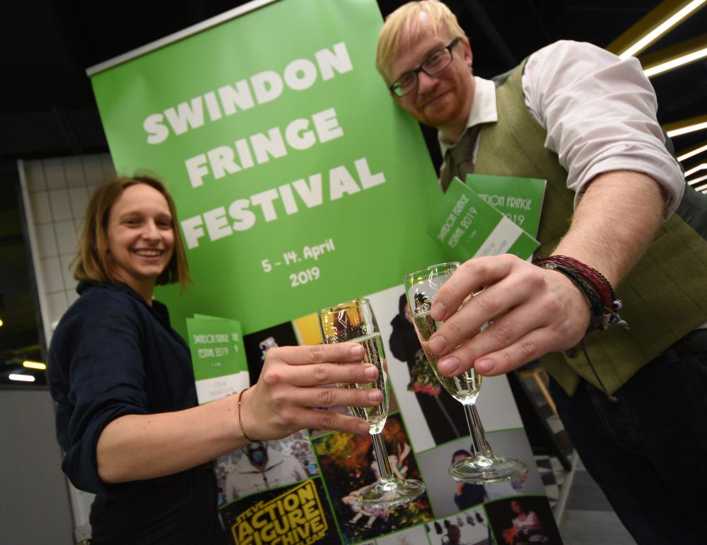 Swindon Fringe directors Molly Campbell and Matt Fox