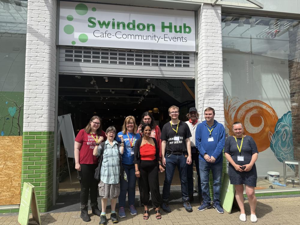Members of the Swindon Hub team