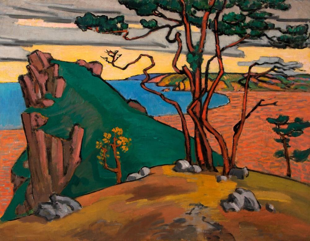 Roger Eliot Fry's The Black Sea Coast in the 'A Very British Art Revolution' exhibition