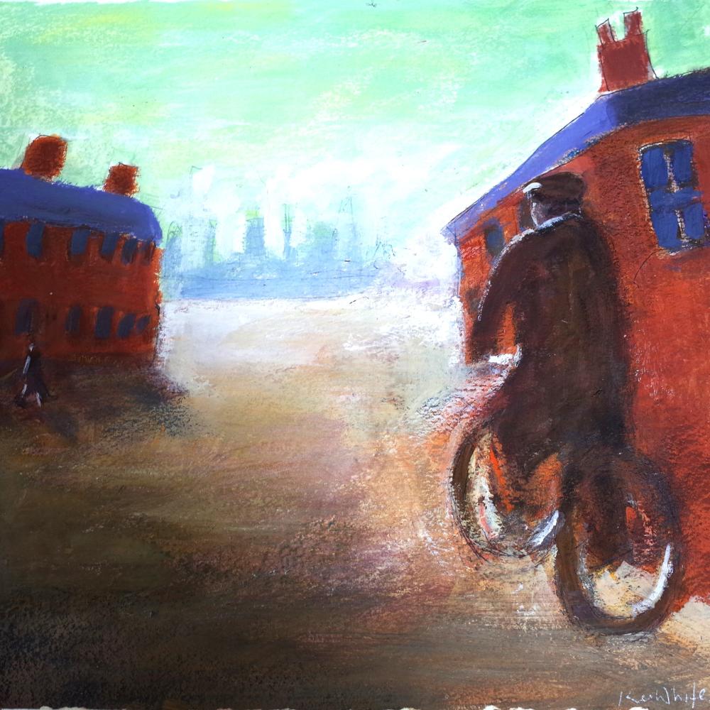 Ken White’s most recent work - Man On A Bike