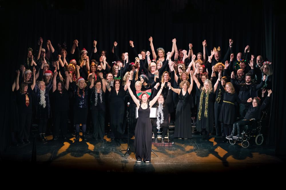 Swindon Show Choir with Chippenham Show Choir at their Christmas concert. Photo by Craig Rose.