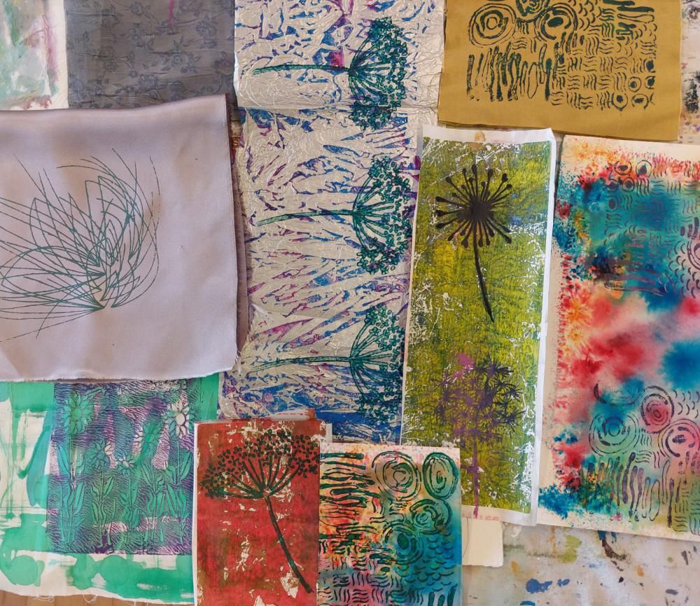 An image taken at the group's printing workshop
