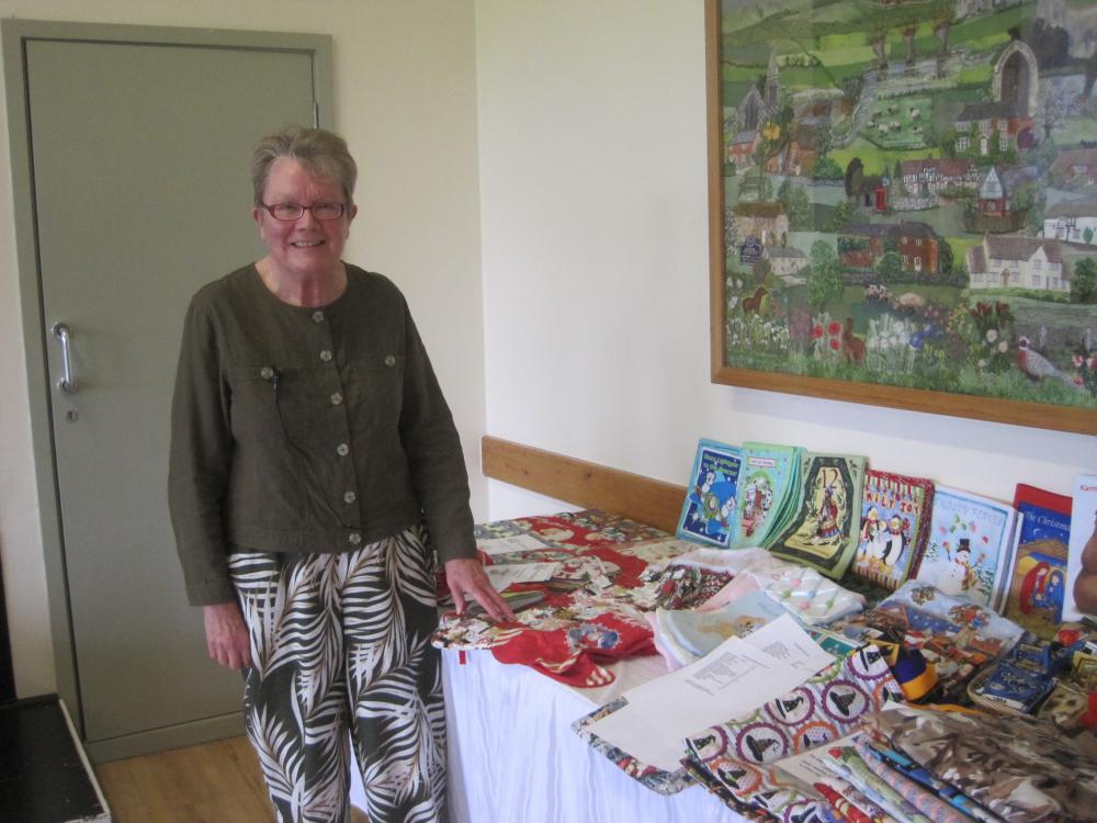 Sue Hobson led a presentation around Quilts and the history of Quilting