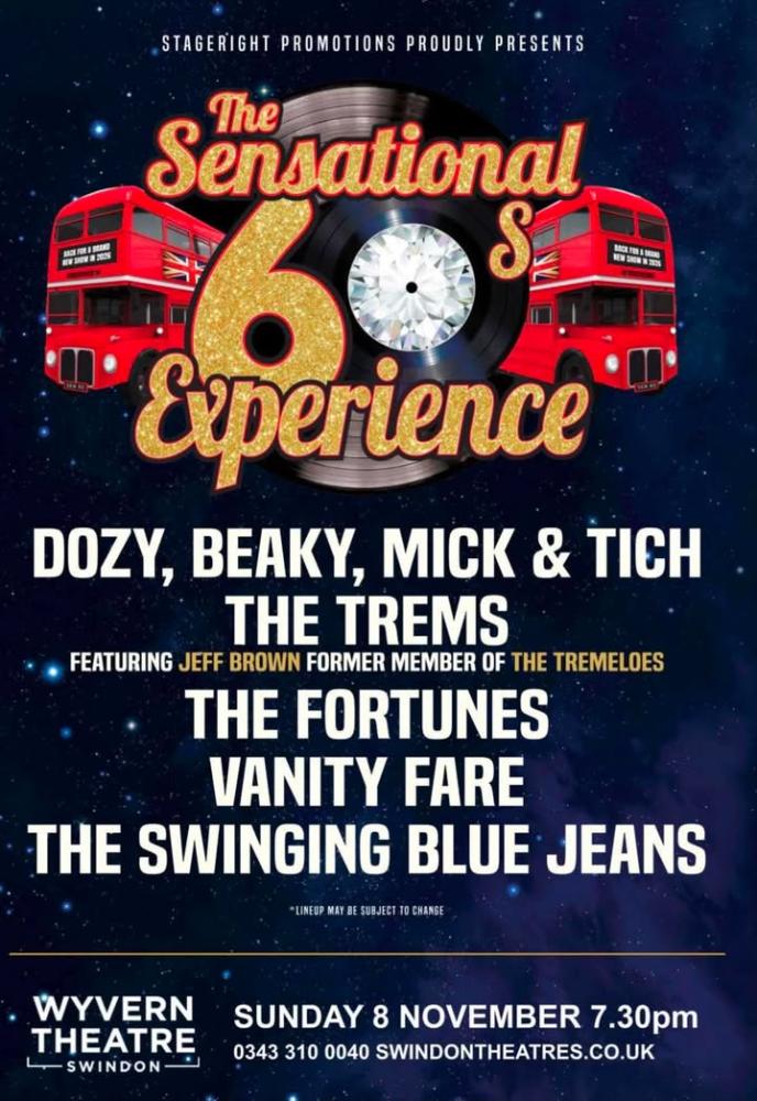 Sensational 60’s experience comes to the Wyvern