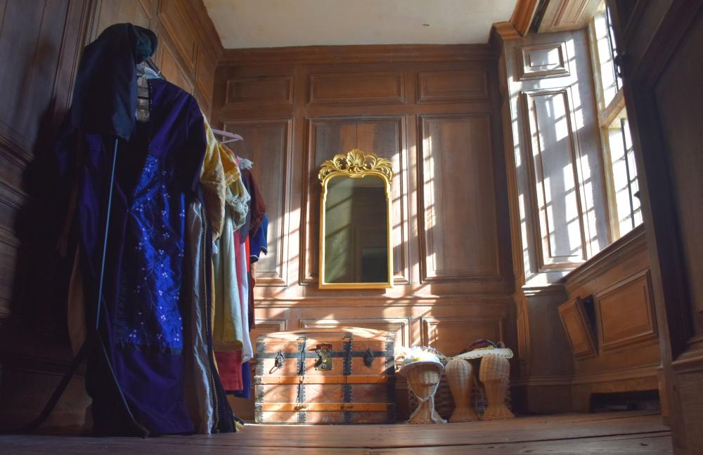 Dressing up closet at Avebury Manor