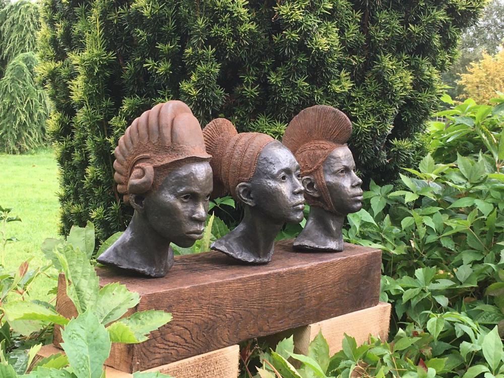 Tryptic sculpture by Val Adamson - photo credit Val Adamson