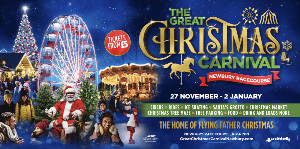 The Great Christmas Carnival coming to Newbury Racecourse
