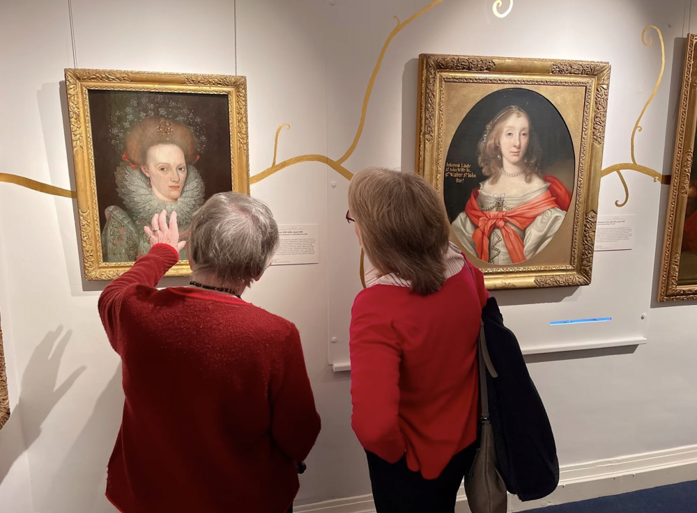 Guests at the private viewing