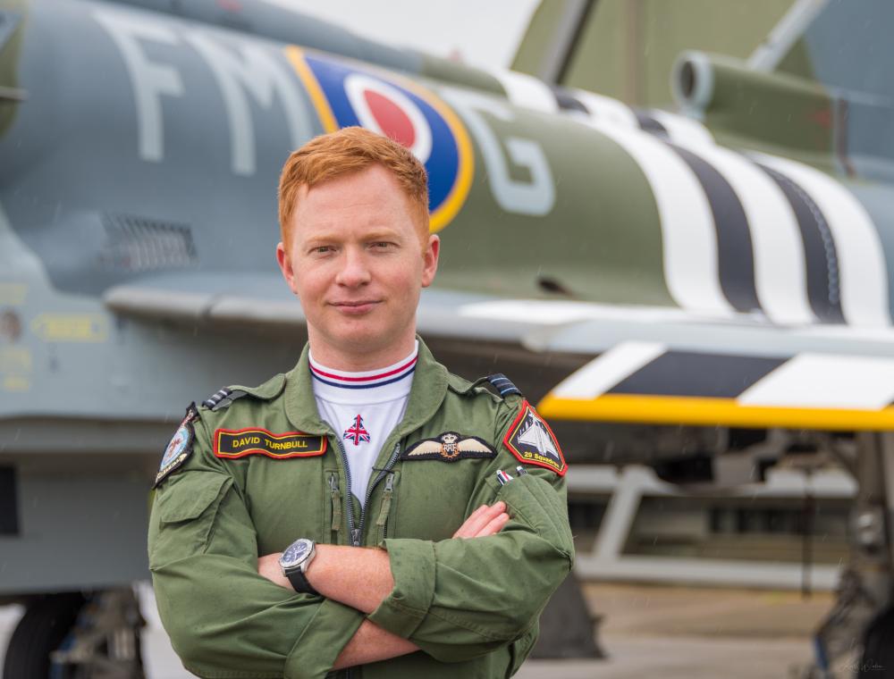 RAF pilot Flight Lieutenant David ‘Turbo’ Turnbull