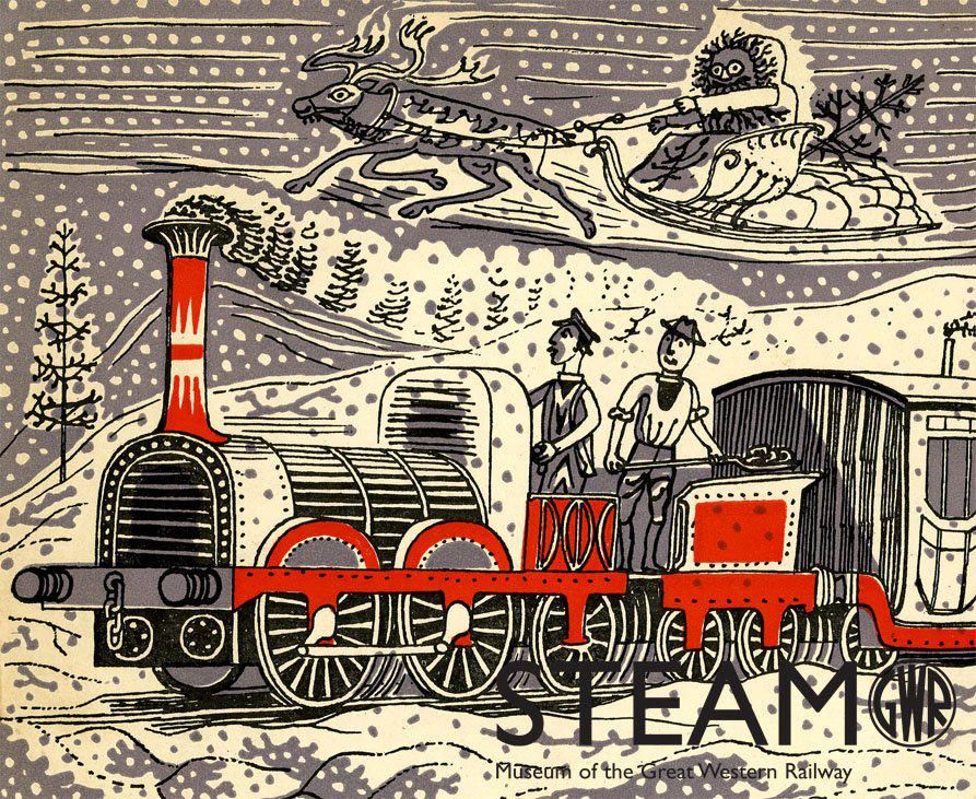 Participants of the Christmas card trail will help the postman find the seven vintage railway Christmas cards that have been lost in the museum