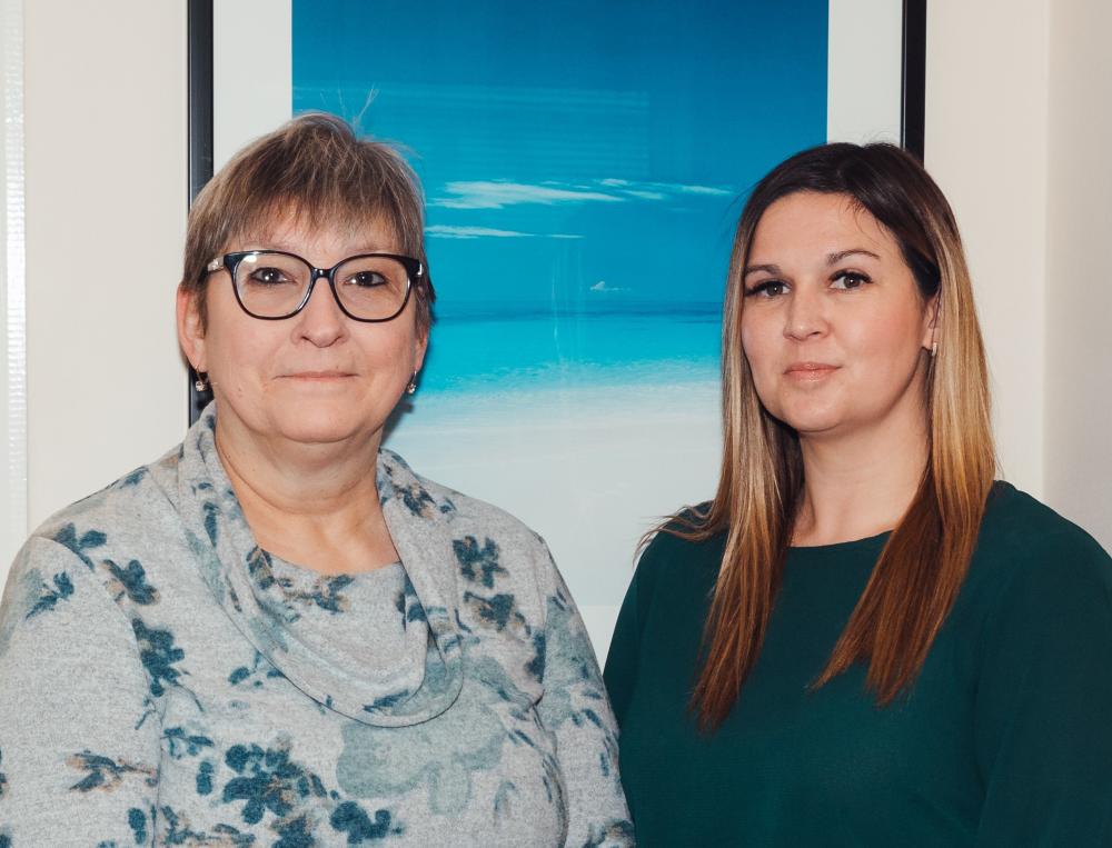 Charlotte Webb and Angela Dawson 