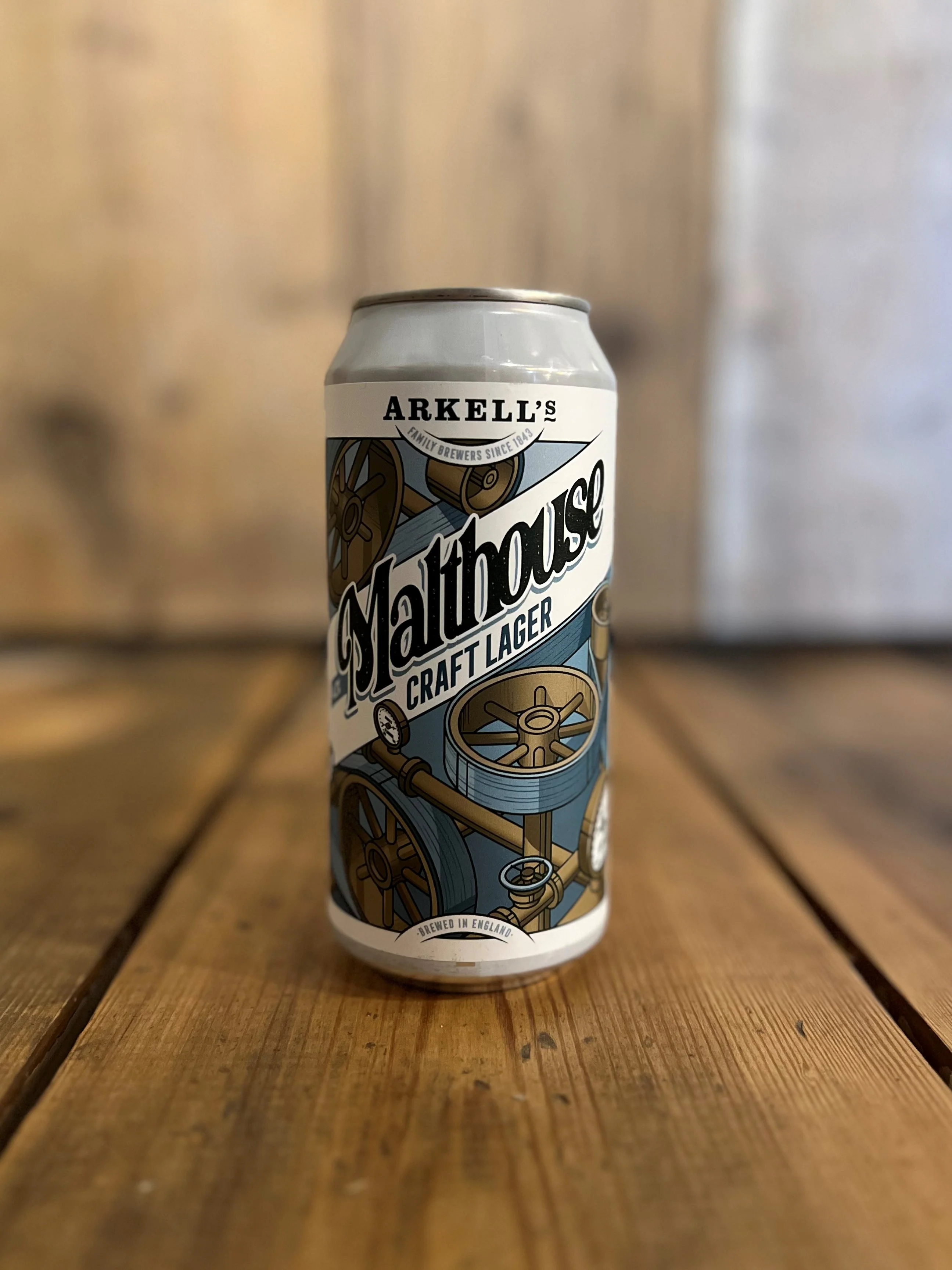 Arkell’s launch craft lager in cans 
