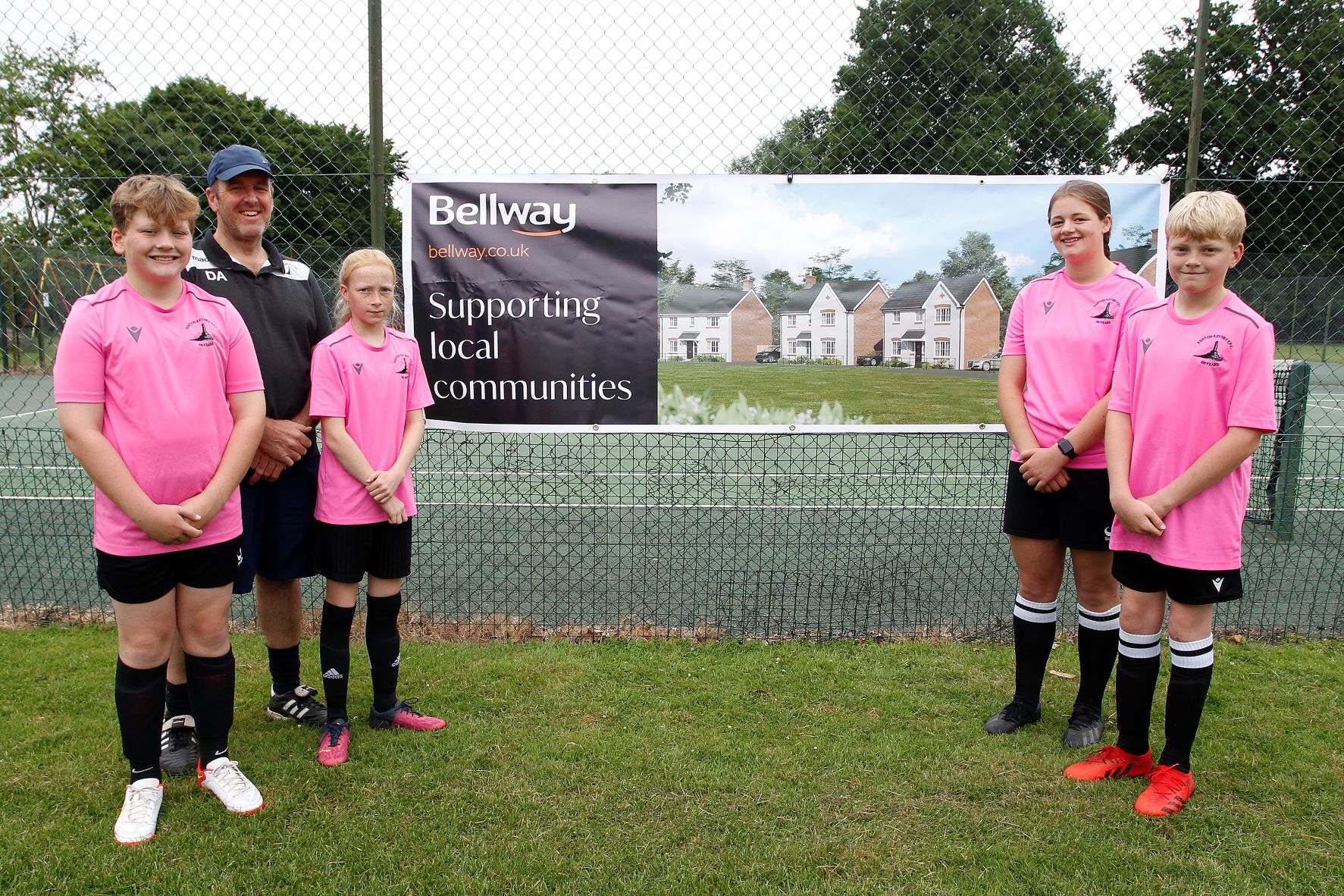 Bellway donated £450 to Ashton Keynes Youth Football Club to help fund new equipment and training courses