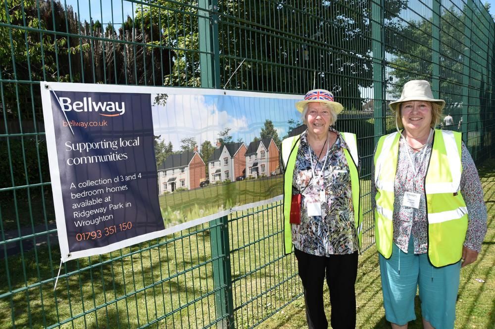 Sally Parker, Entertainments Manager (right) and Diane Archer, Parade Manager and Stall Manager at Wroughton Carnival