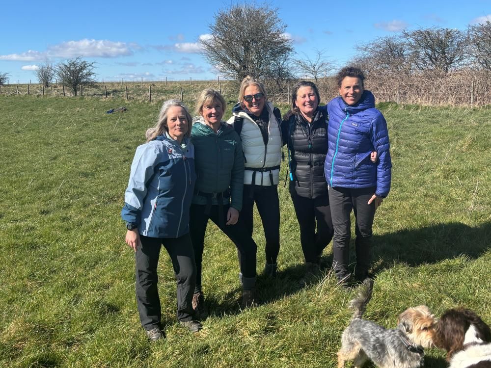 Dr Rigby and team during a training event