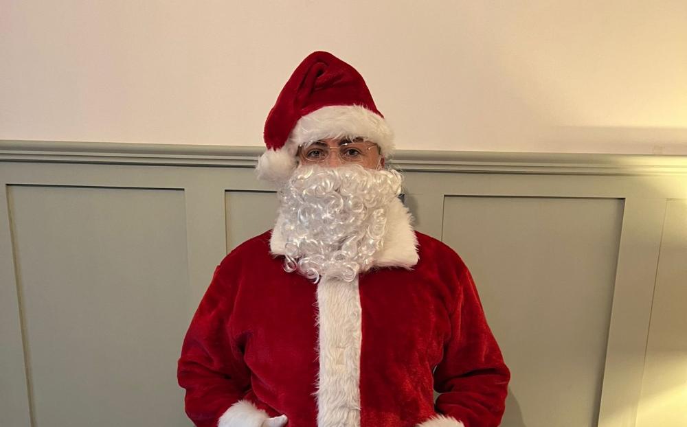 Dave Southby will run the distance wearing a full Santa outfit - complete with beard