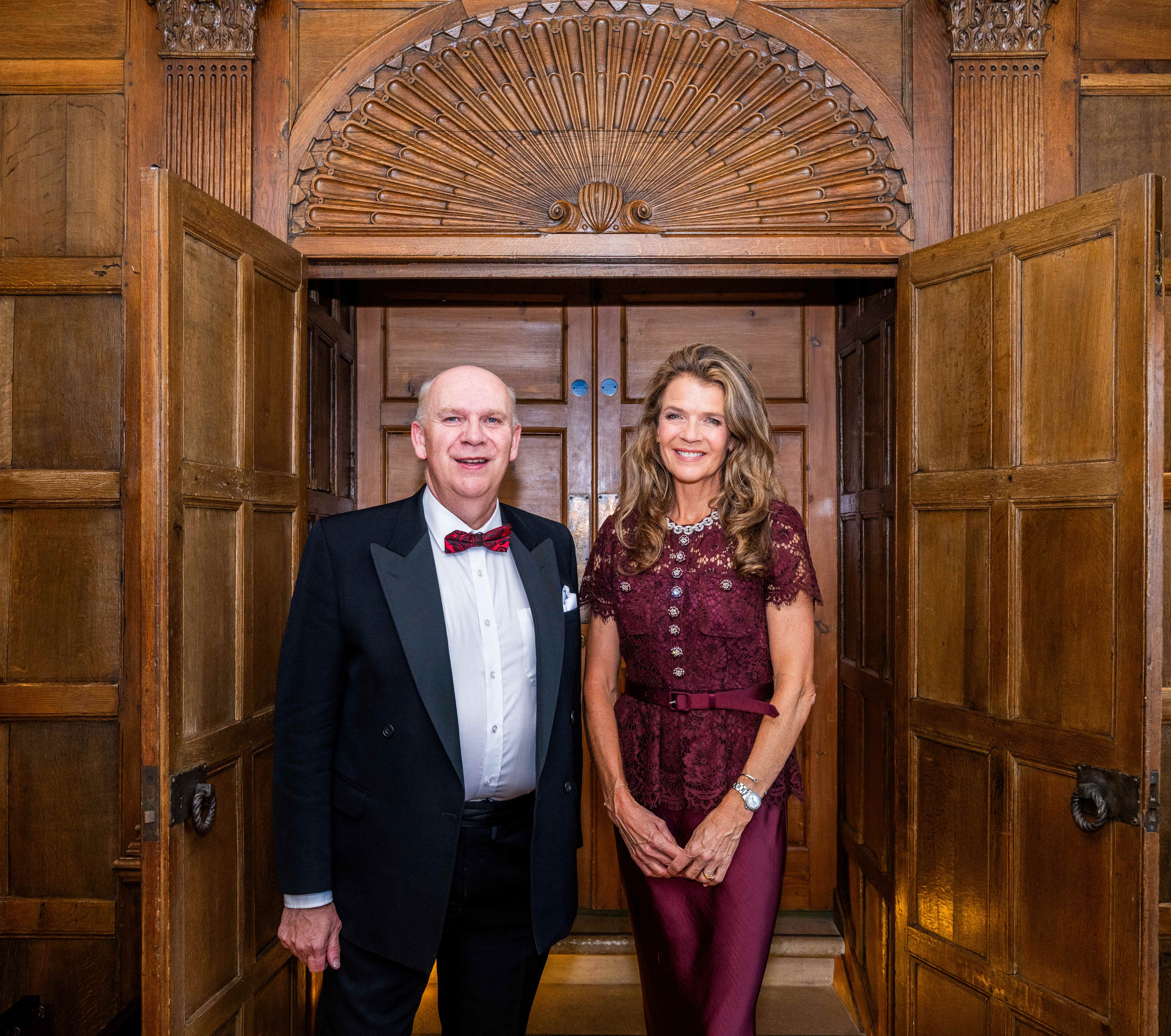 Richard Deacon and Annabel Croft at Whatley Manor, near Malmesbury