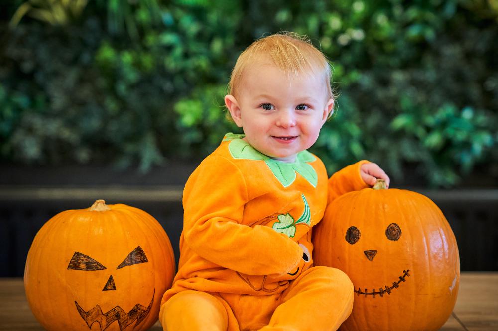 Little Scare-lings get in the Halloween spirit at Swindon garden centre