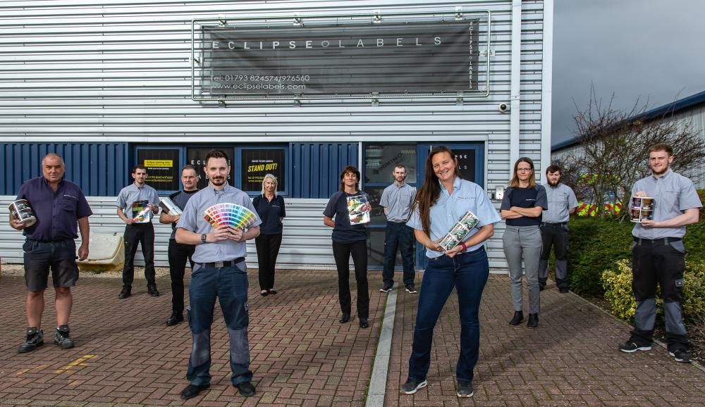 Some of the Eclipse Labels team