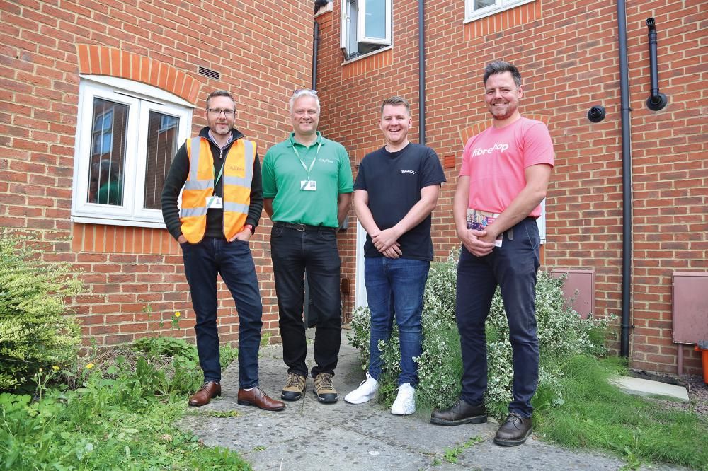 Members of the Fibrehop team