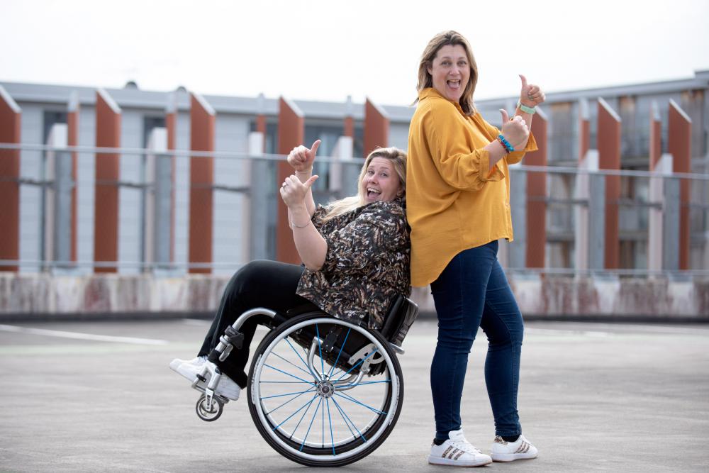  Louise Hunt Skelley and Rachel Weaven who are holding a workshop for employers and managers on inclusivity in the workplace focusing on disability. Picture taken by Barbara Leatham
