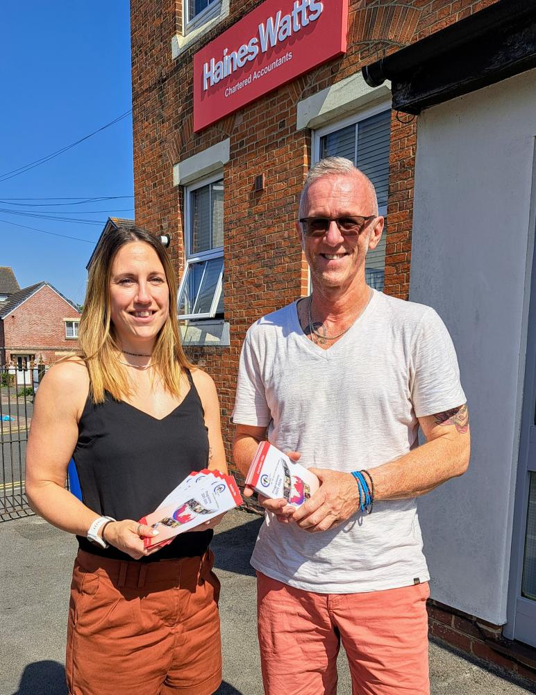 Haines Watts directors Emma Skinner and Martin Gurney