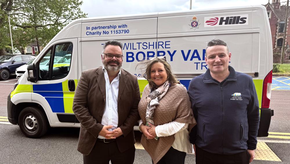 Communications and PR Officer Darren Goddard, Bobby Van PA to the Director Susanna Thorpe and Operator Scott Roughley