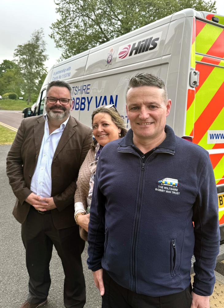 Communications and PR Officer Darren Goddard, Bobby Van PA to the Director Susanna Thorpe and Operator Scott Roughley