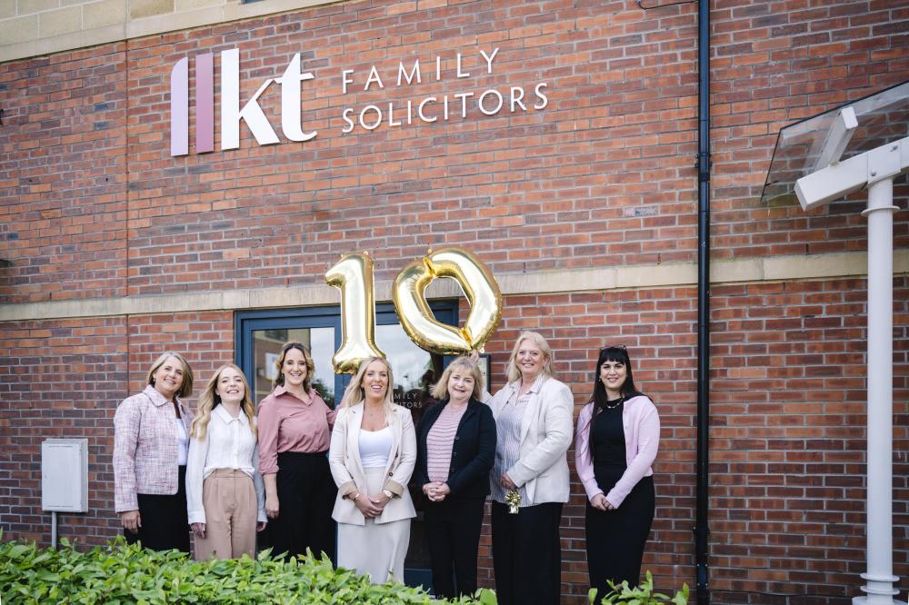 Kim Tucker, centre. and the team from KT Family Solicitors. (Photo: Elizabeth Donovan.)