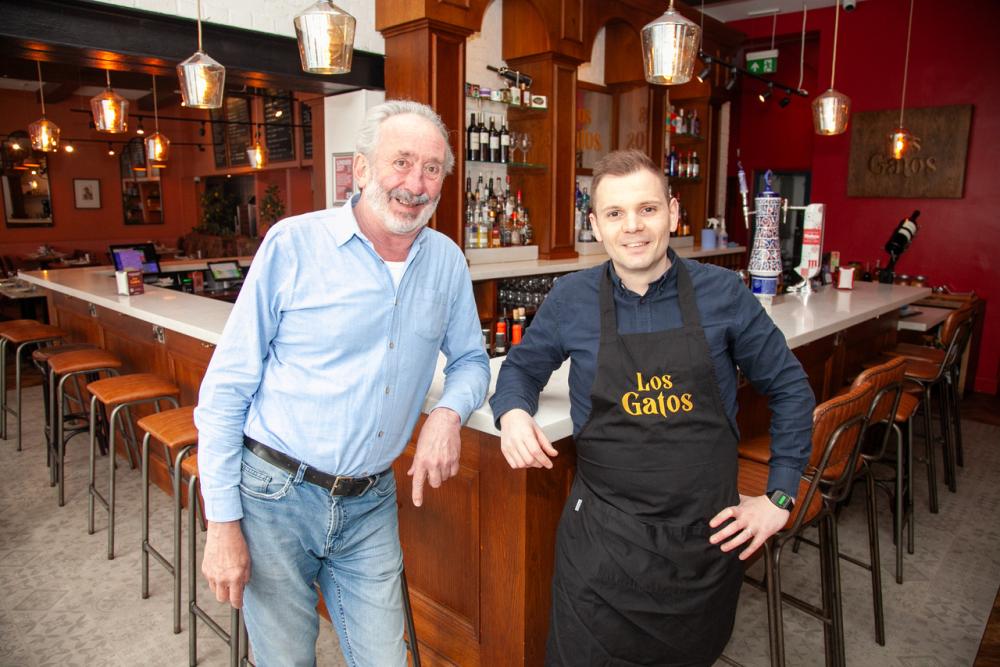 Original owner Phil Saunter and current manager Simone De Palma