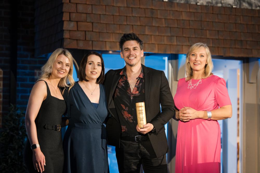 NSBRC award winners with Martine Croxall