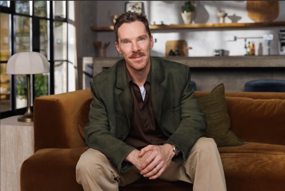Benedict Cumberbatch, The Royal Marsden Cancer Charity Ambassador, launching the latest Omaze Million Pound House Draw. Photo by Omaze